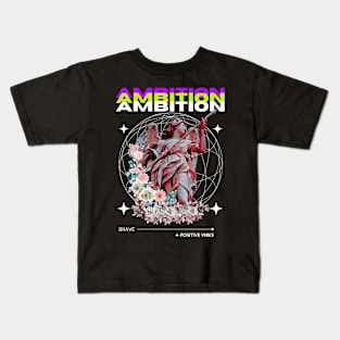 Lady Statue Ambition Streetwear Gift Kids T-Shirt